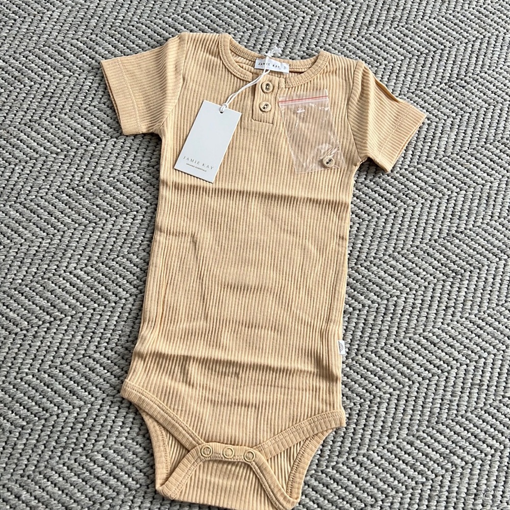 Jamie Kay organic rib cotton bodysuit NWT